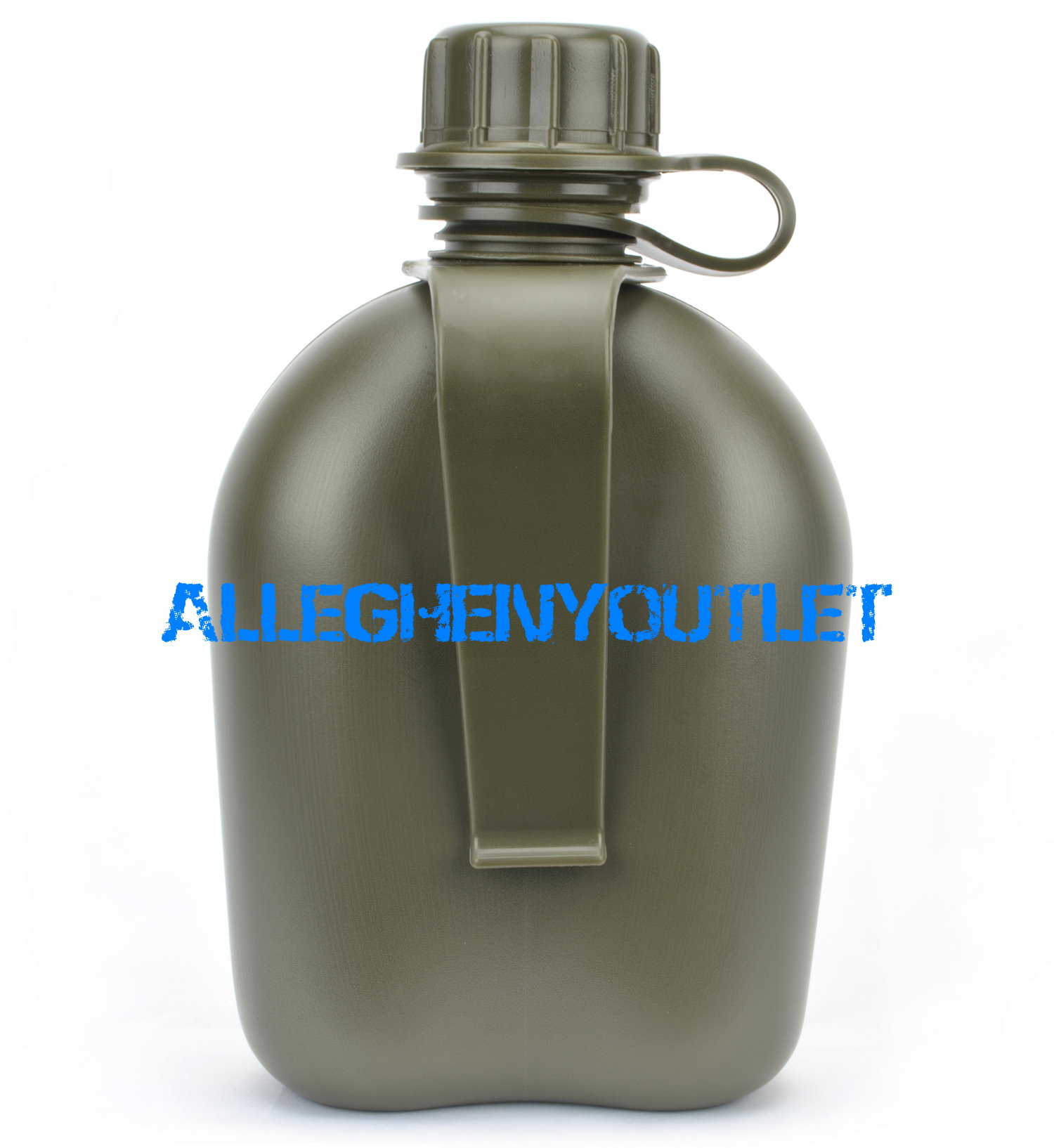 US Military Hard Plastic Canteen w Belt Clip OD GREEN BPA FREE NEW eBay