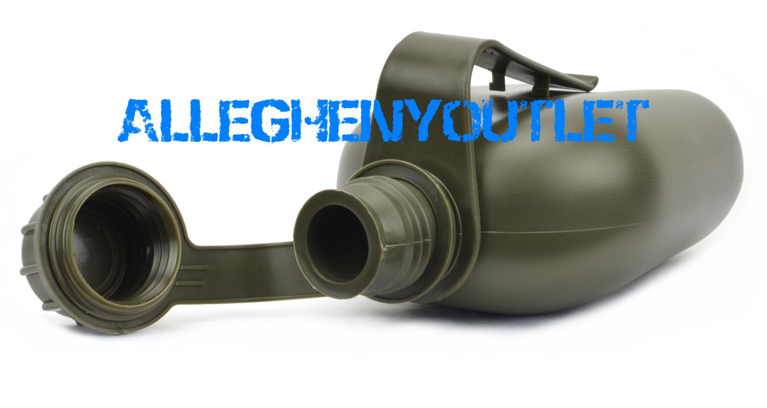 US Military Hard Plastic Canteen w Belt Clip OD GREEN BPA FREE NEW eBay