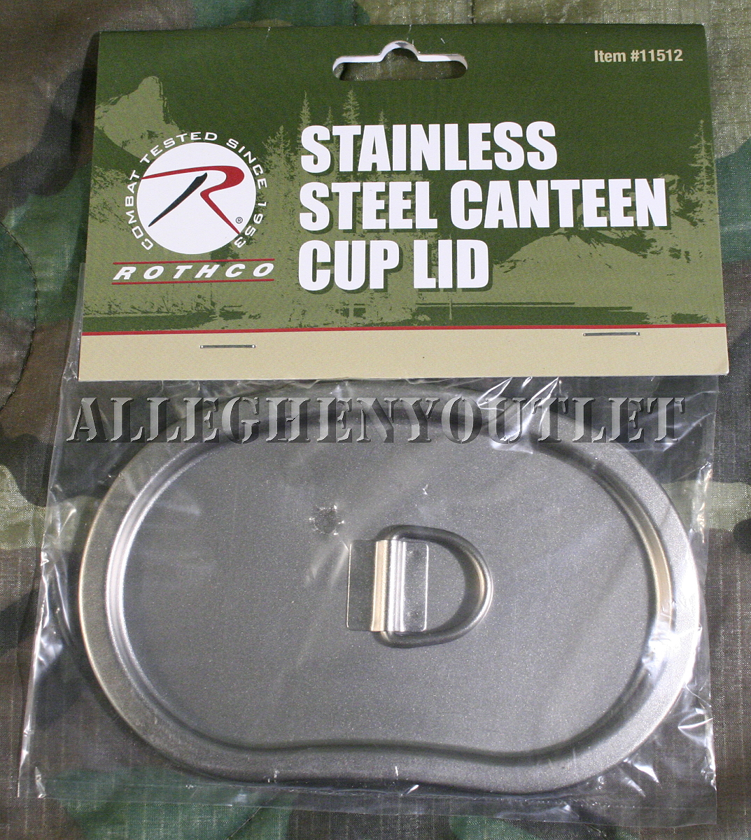 Rothco Stainless Steel Canteen Cup Lid 11512