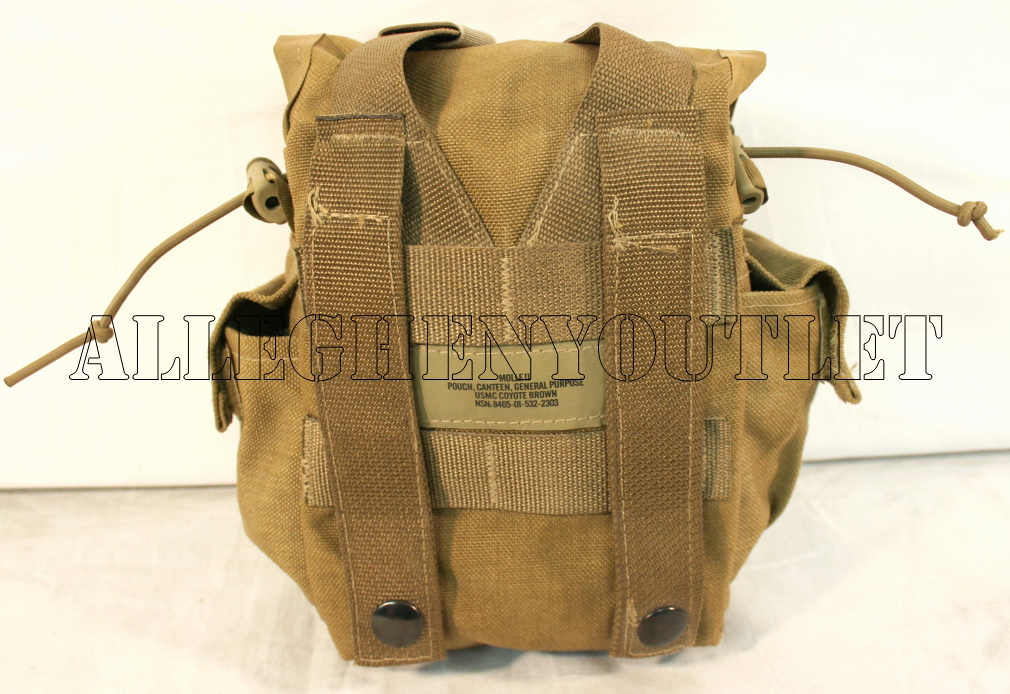 USMC Military MOLLE II 1 QT CANTEEN UTILITY POUCH Coyote Brown NICE eBay