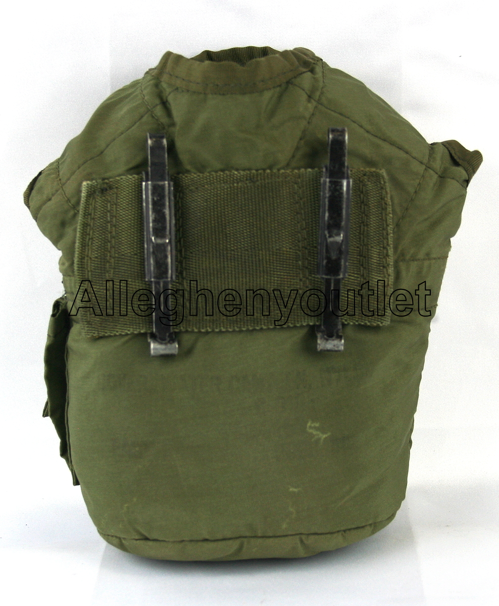 USGI Military Vietnam Era 1 QUART CANTEEN COVER 1QT VGC w NEW Aluminum