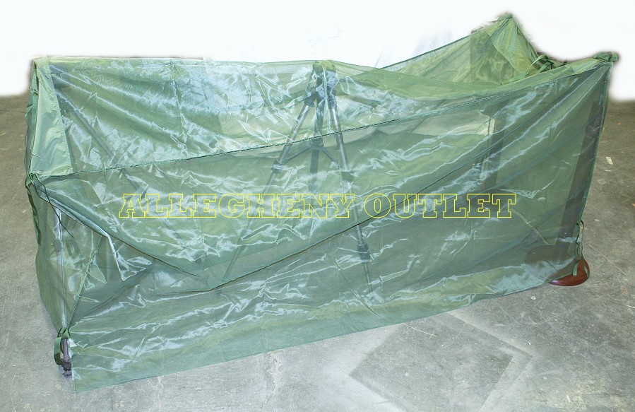 VGC US MILITARY MOSQUITO BUG NET INSECT BAR CAMO NETTING COT COVER SNIPER VEIL 