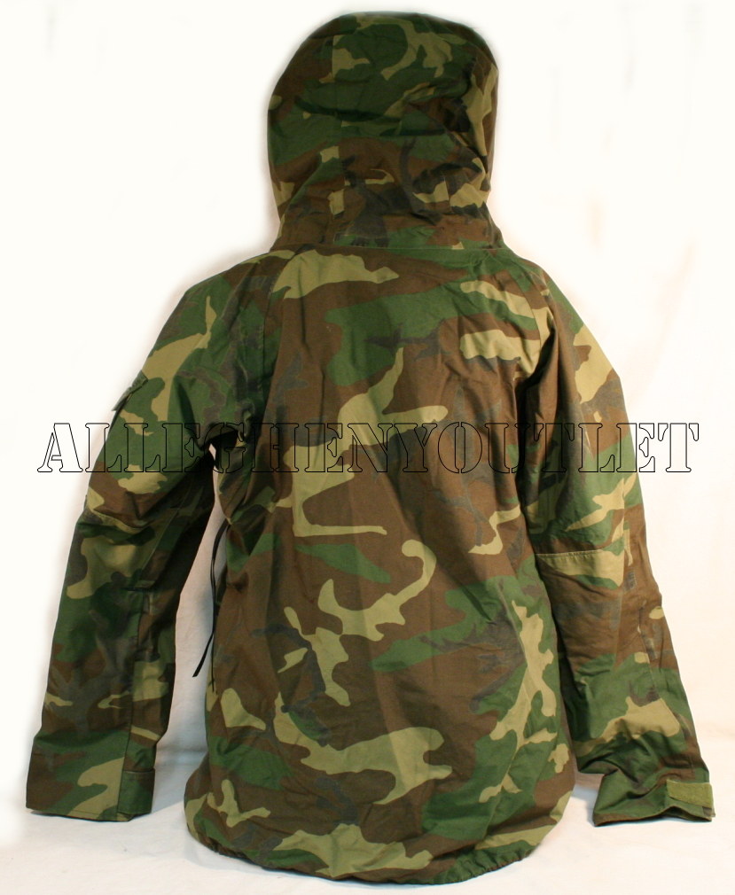 US MILITARY GORETEX ECWCS Cold Weather WOODLAND CAMO Parka Jacket SMALL