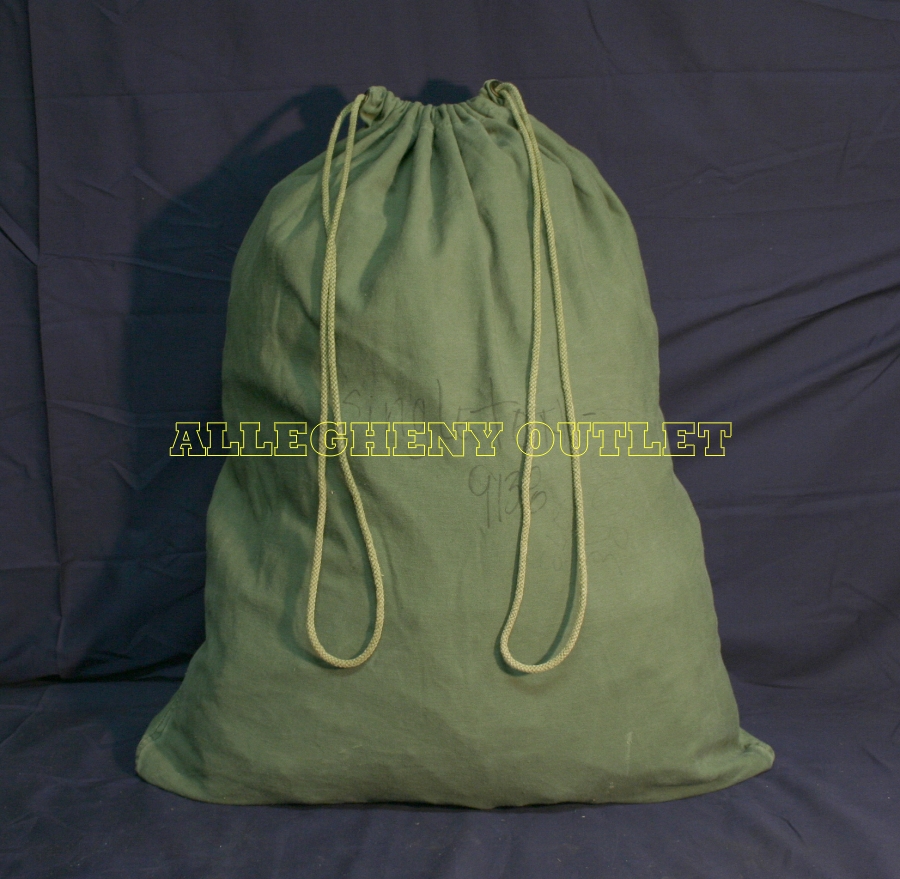 USGI Army Military Surplus OD Barracks 100 Cotton Laundry Bag VERY