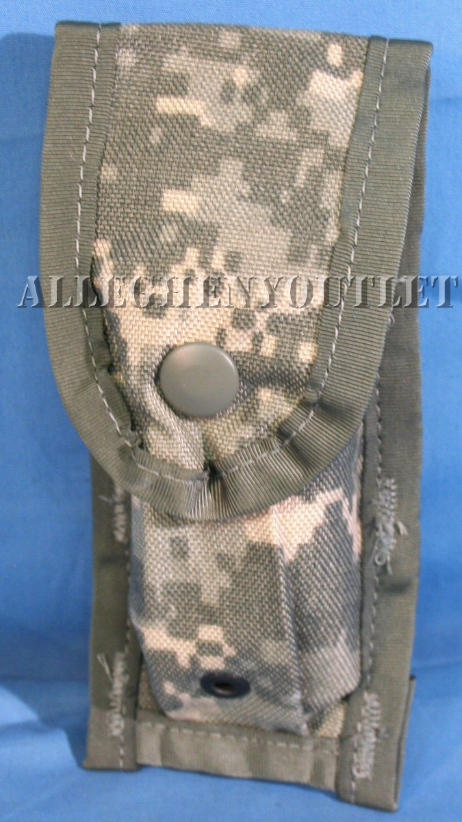 TWO 2 USGI Military ACU Digital Camo MOLLE II 9MM Single MAG Magazine