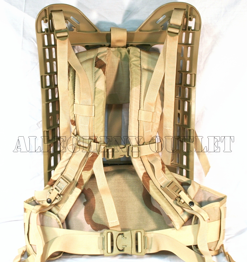 MILITARY MOLLE TAN FRAME Shoulder Straps & Waist Belt eBay