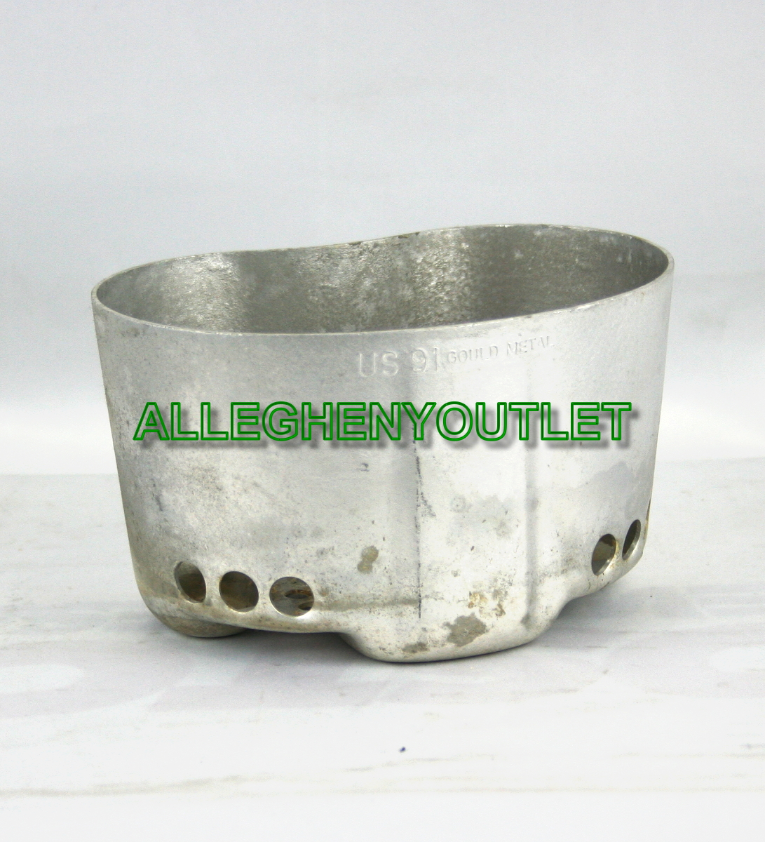 USGI Military Aluminum Canteen Cup STOVE STAND HEATER w/ Bottom MINT