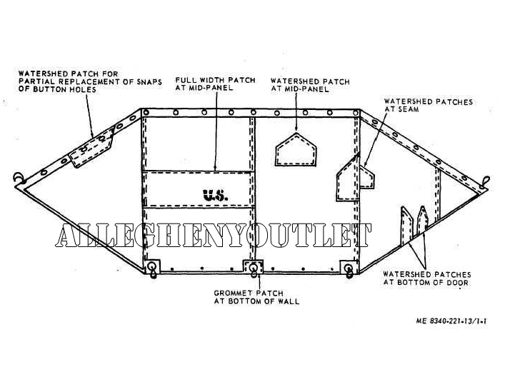 USGI Military PUP TENT TwoMan Shelter 2 Halves Complete NICE eBay