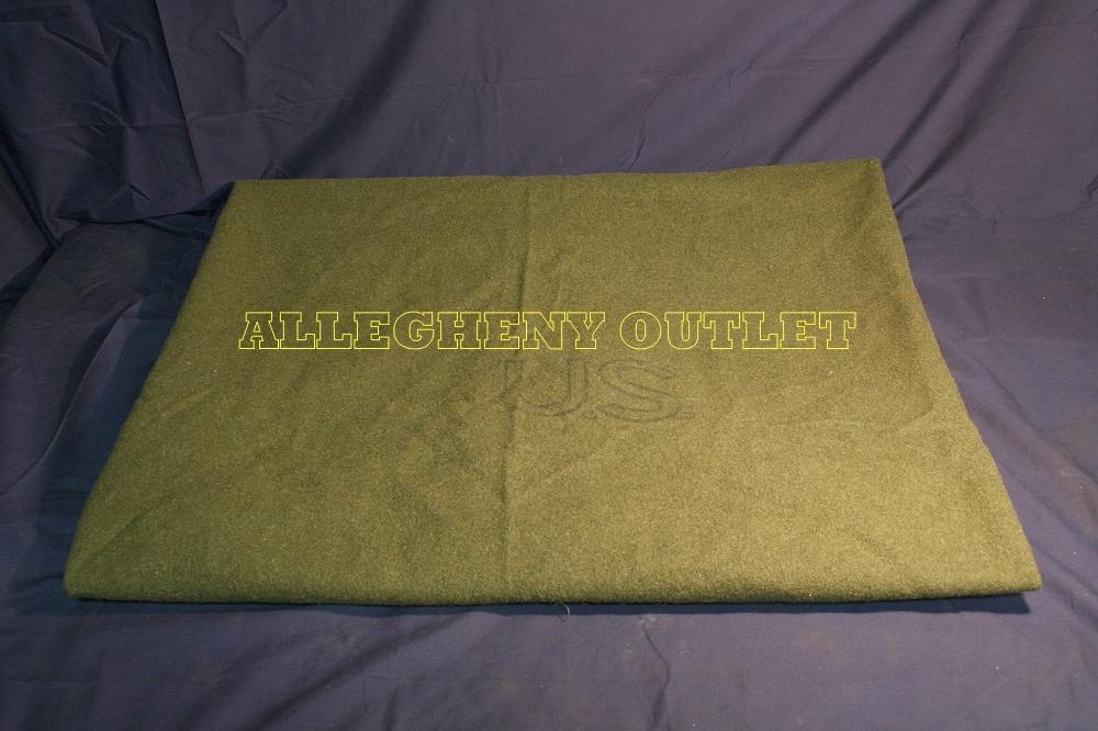 GENUINE US ARMY EMERGENCY WOOL BLANKET OD 60X80 NICE eBay